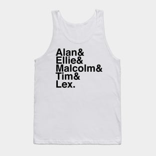 Helvetica Jurassic Park Tank Top